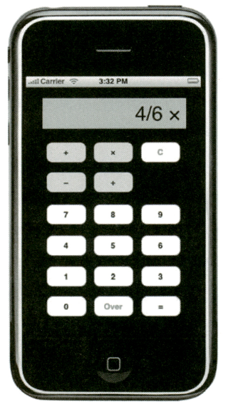 그림 21.21 연산 키 입력하기