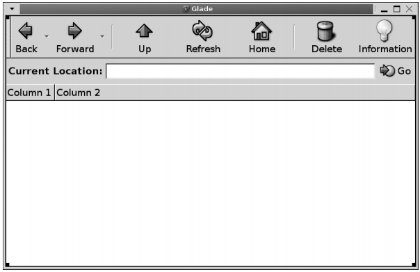 그림 10-11. 완성된 파일 브라우저