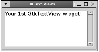 그림 7-2. GtkTextView 위젯