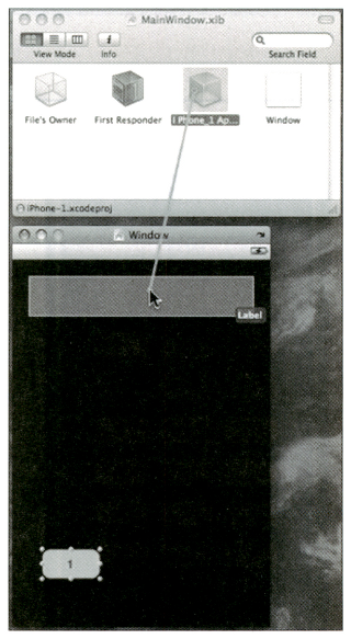 그림 21.18 아웃렛 변수 연결하기