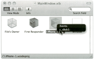 그림 21.17 이벤트를 메서드에 연결하기