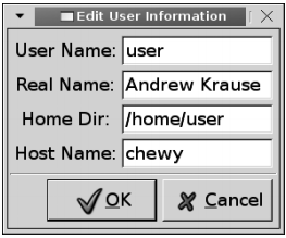 그림 5-2. 단순한 GtkDialog 위젯