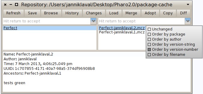 그림 7.5: 저장소 인스펙터