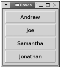 그림 3-1. 시작 위치부터 패킹된 수직 박스